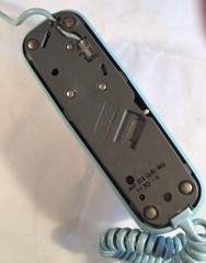 Vintage Trimline Rotary Aqua Blue Turquoise ITT Clean!