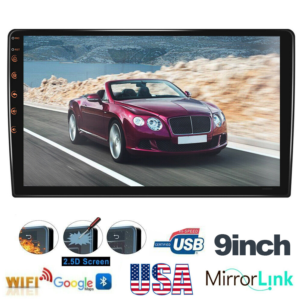 Android 10 Double 2Din 9″ Inch Car Stereo Radio GPS Navi Player WiFi Mirror Link