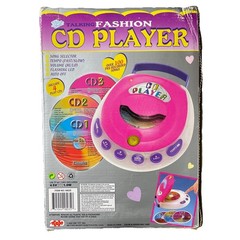 Vintage 2000 Fashion Talking CD Player W/ 4 CD Over 100 Songs!! New In Box