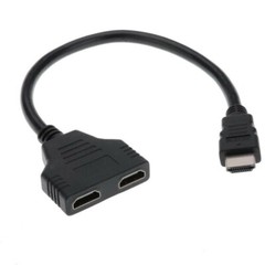 HDMI Port Male to Female 1 Input 2 Output Splitter Cable Adapter Converter 1080P