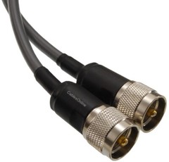 50ft RG-8/U-Mini (RG8X) Coax UHF PL-259 Male/Male Grey Coax Cable, R-U8050