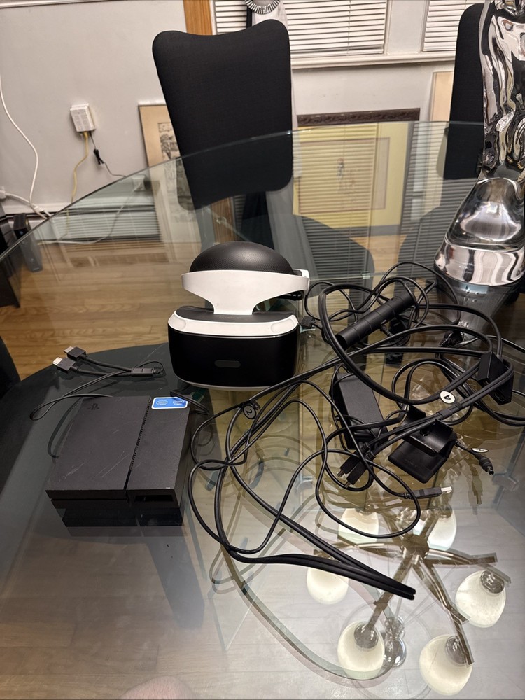 Sony PlayStation VR Headset Starter Pack -PSVR Version 2 W/Station+Cords+Camera