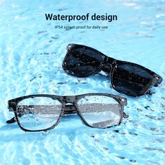 2-in-1 Photochromic Bluetooth Smart Glasses Sunglasses 6.0 Speaker Calls & Music