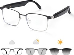 Open Ear Bluetooth Smart Glasses with Voice Assistant – Rated & Lightweight