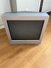 Vtg Gaming Tv Daewoo Dtq 20u4sc Television 2000s Large Retro Cable Prop 20”