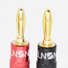 8pcs ELNONE High Quality Gold Plated Speaker Banana Plug Hi-Fi Audio Connector