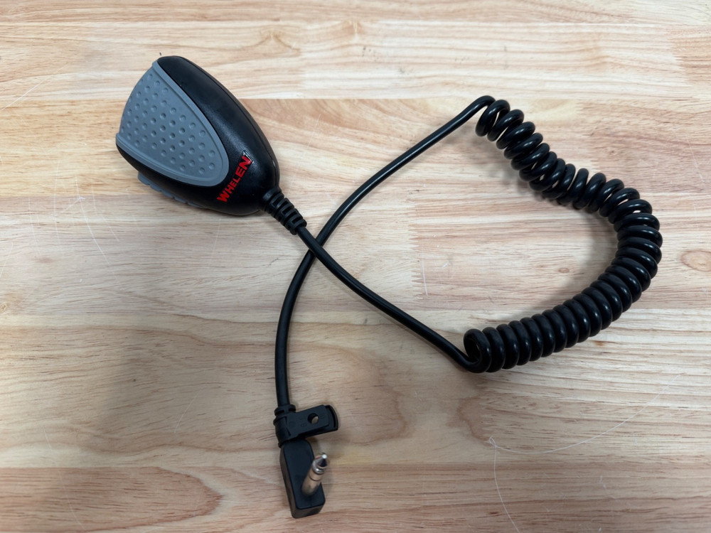 WHELEN Noise Cancelling PA Microphone Mic Handset 01-026D286-01B – Free Shipping