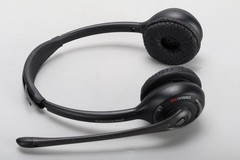 Plantronics CS520-XD Wireless Headset With Power Supply and Accessories