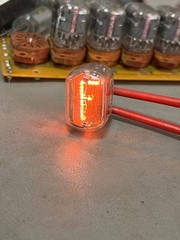 IN-12B,IN15A,IN15B Soviet Russian Nixie Indicator Tubes Lot of 10 pcs w/Socket