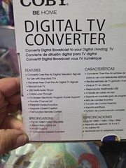 Coby CSTB-600 TV Digital Converter with Remote