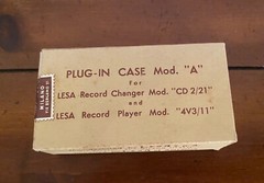 Lesa Automatic Record Changer Model CD2/21 Mint In Box Old Stock