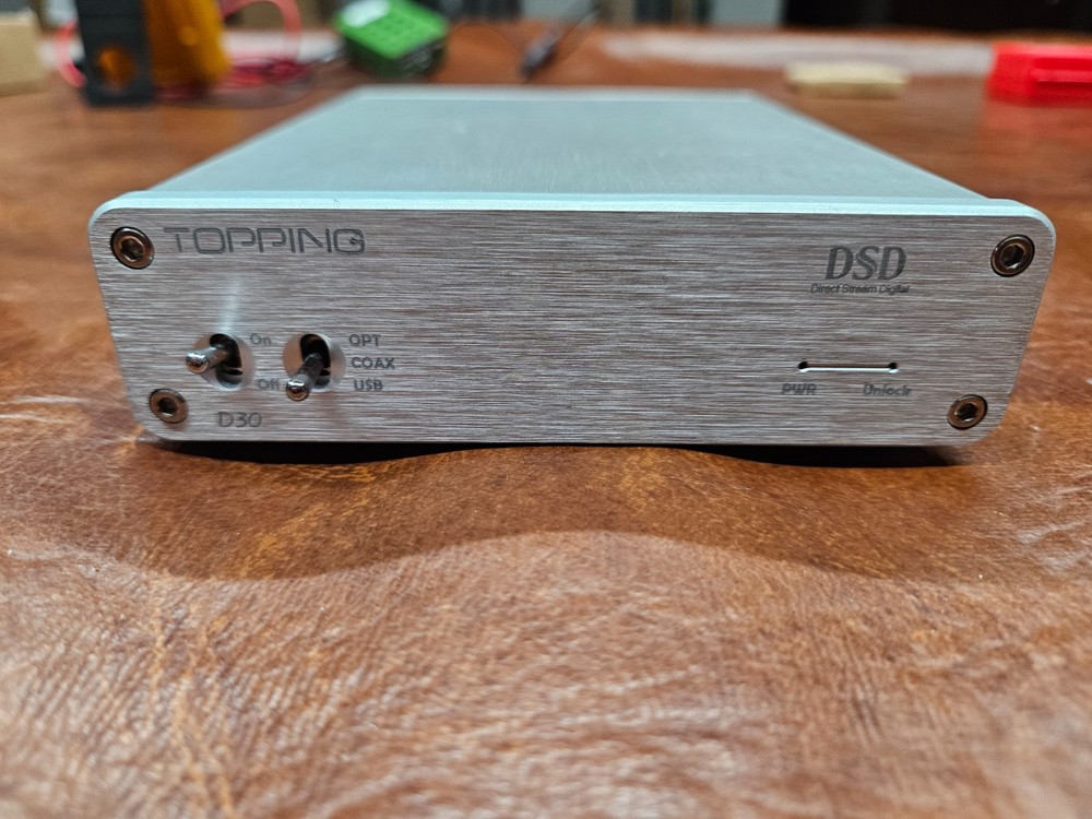 Topping D30 24Bit / 192kHz DAC – Silver – with iPower Low Noise PS