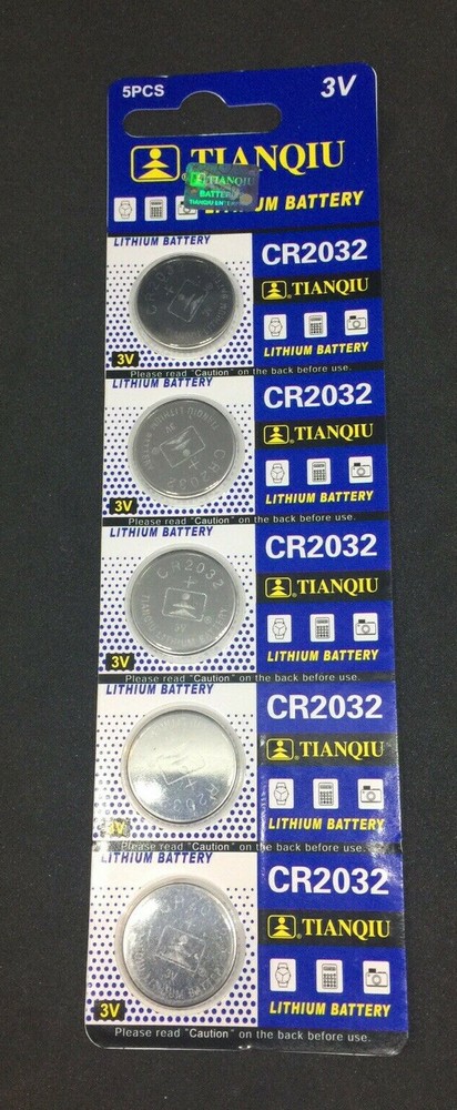 5 Pack CR2032 DL2032 LM2032 BR2032 Lithium 3v Battery USA Free SHIP FRESH 2024
