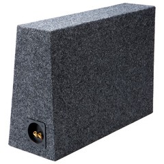 Single 10″ Subwoofer Shallow Standard Cab Truck Sub Box Enclosure Speaker Slim