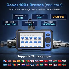 MUCAR 682 OBD2 Scanner All System Tool CANFD & FCA AI Diagnostic Bidirectional