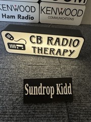 CUSTOM 3D Printed CB RADIO Therapy Light Up Box for CB Radio L@@K