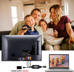 HDMI to RCA Cable, HDMI to RCA Converter Adapter Cable, 1080P HDMI to AV 3RCA