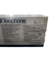GE Model 2-9167 White Memory Telephone 21 Number Memory Corded Electronic Hold