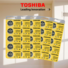 Lot Original Toshiba CR1632 3V Lithium Coin Cell Battery 1/2/5/10/15/25/100 LOT