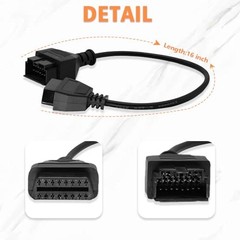 OBDI to OBDII Diagnostic Cable for KIA Vehicles 20Pin Obd1 to 20pin for KIA