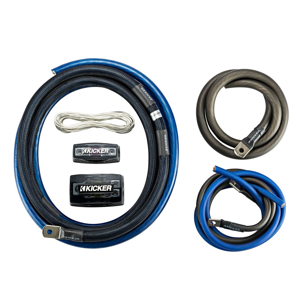 Kicker 46PKD1 PKD1 1/0AWG Dual Amp Power Kit – Open Box