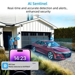 5G WiFi Security Cameras Wireless Outdoor 2K Color Night Vision No WiFi Needed