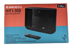 Oakcastle HIFI100 Compact Stereo System with Bluetooth Wall Mountable CD Player
