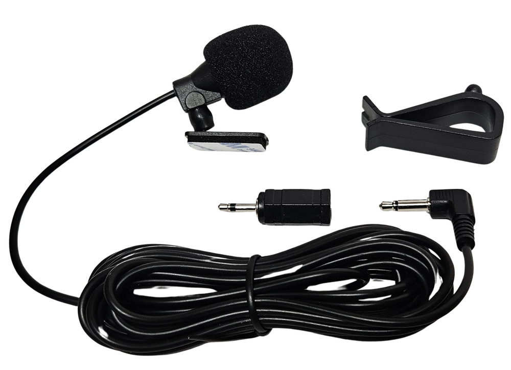 FingerLakes Car Microphone Mic Fits 3.5mm & 2.5mm Bluetooth Enabled Stereo Audio