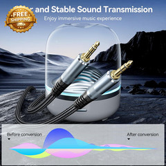 AUX Cable 10Ft, 3.5Mm Audio Cable Long Aux Cord Male to Male 10 Feet Auxiliary H