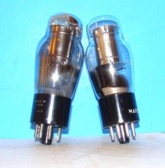 No type 0A3 VR-75 VT-260 radio audio gas voltage regulator vacuum 2 tubes valves