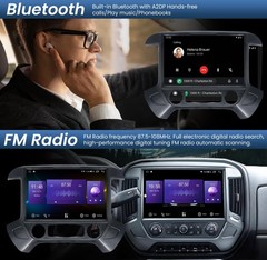 13.1” Radio Carplay Android 13 For Chevy Silverado GMC Sierra 2014-2018+Camera