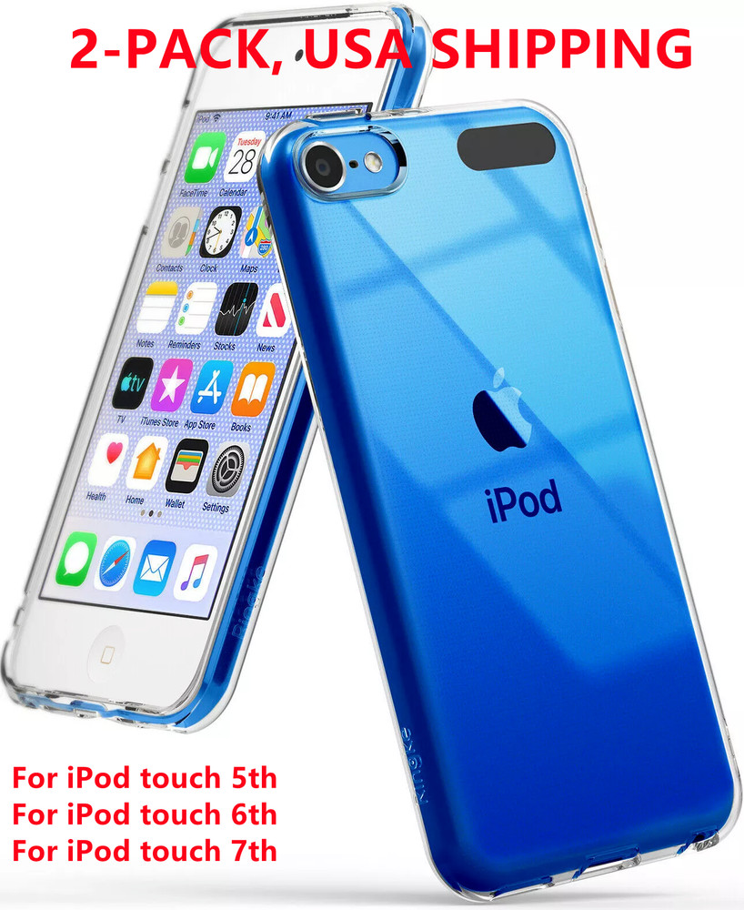 ⭐⭐For iPod Touch 5 /6 /7th Gen Case Crystal CLEAR Shockproof Silicone TPU Cover