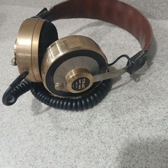 Teac HP-100 Brown 8 Ohm Lightweight Classic Headband Dynamic Stereo Headphones