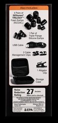 ISOtunes PRO 2.0 – Noise Isolating Bluetooth Earbuds, 27 dB NRR, Orange