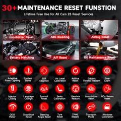 Bidirectional Scannner OBD2 Automotive Diagnostic Tool All System Active Test