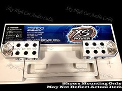 Pair of Sky High Car Audio (4) 1/0 or 2/0 Gauge BATTERY TERMINALS BOLT USE ONLY