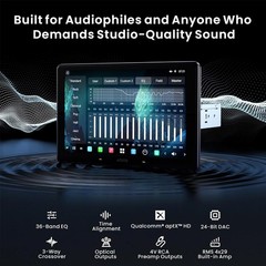 ATOTO X10 Floating 10″ 1/2 DIN Android 13 Car Radio GPS Stereo 8+128G OBDII +CAM