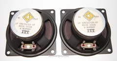 Pair of ITT 4″ Speakers – LP 100/19/105 FP – 4 Ohm