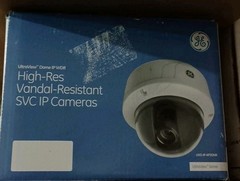 GE Security UVD-XP3DNR-VA9 UltraView Rugged Dome WDR 9-22mm AI IR
