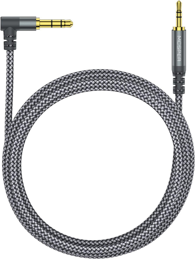 3.5Mm to 2.5Mm Aux Audio Cable (6.6FT), 90 Degree Right Cord Compatible with Bos