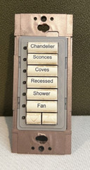 Lutron HomeWorks ST-NB-NONE Wired Keypad – 8 Button Config