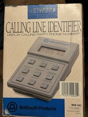 BellSouth Products Network 20C Caller ID Display Box LCD White MHE 20C