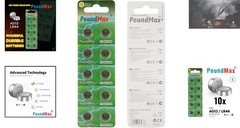 Economical 10 x AG13 Alkaline Batteries – 1.5V for Small Electronic Devices