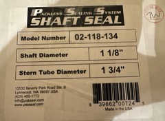 Pss Shaft Seal 02-118-134 1- 1/8 ” 1-¾” Tube