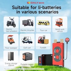 Daly Smart BMS 8S 24V 200A LiFePo4 Battery BMS w/Balance +Bluetooth Module US