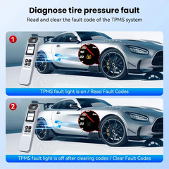 ThinkScan 689BT TPMS Tool LifeFree Update Bidirectional OBD2 Scanner E.CU Coding