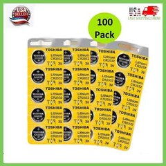 Lot x 100 Toshiba CR2032 Fresh Date Stock CR2032 2032 Lithium 3V New Batteries