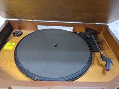 EMERSON NR303TT 4 IN 1 WOOD STEREO SYSTEM CD RADIO CASSETTE TURNTABLE WORKS