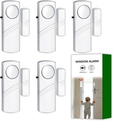 Portable 90dB Door and Window Alarm Set – Ultimate Protection 5 Pack