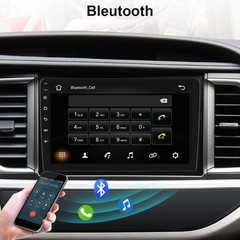 10.1″ Double 2 Din Car Radio Android 16 GPS WIFI BT Carplay Touch Screen Stereo